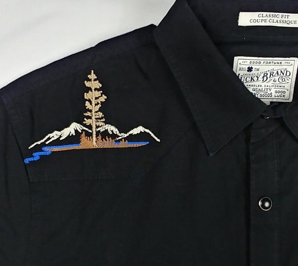 LUCKY BRAND Santa Fe Classic Embroidered Western - Picture 7 of 7